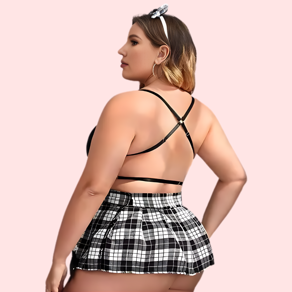 havde Daina Schoolgirl Roleplay Costumes with Luxury Panty Gift