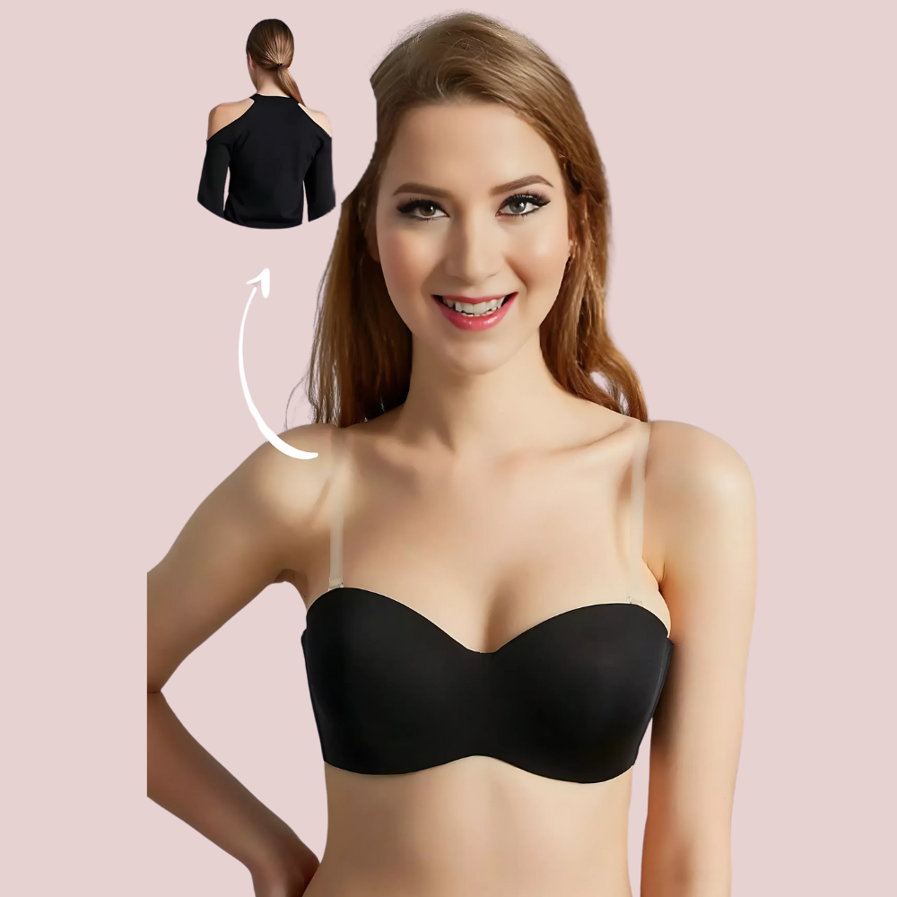 Havde Push-Up Bra with Invisible Transparent Straps — Clear Lift