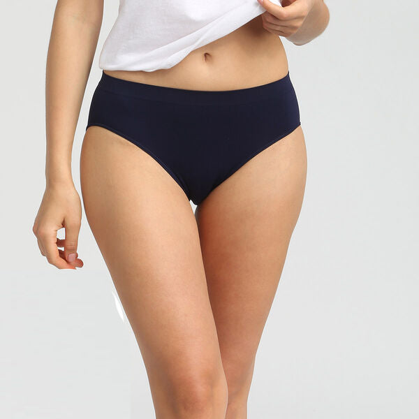6 Pack Comfort waistband Hipster Panties Pack