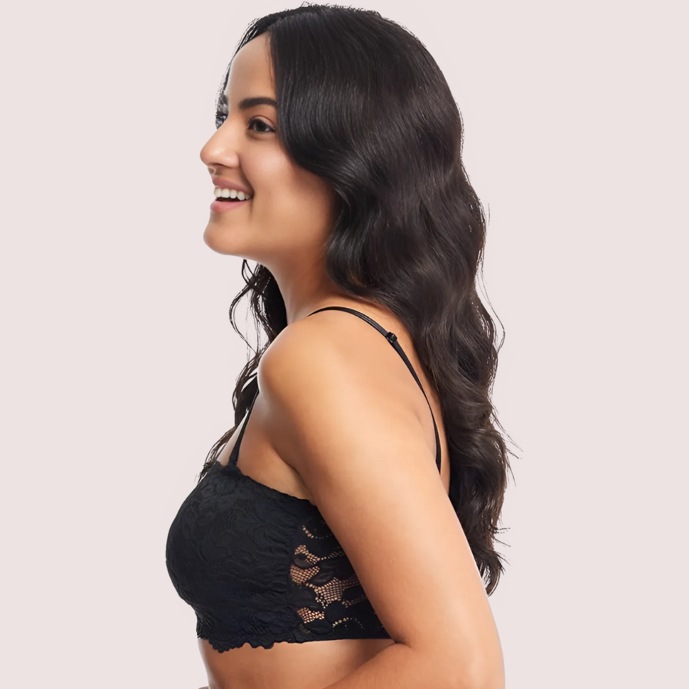 Havde Unpadded Adjustable Tube Bra — Light Natural Coverage