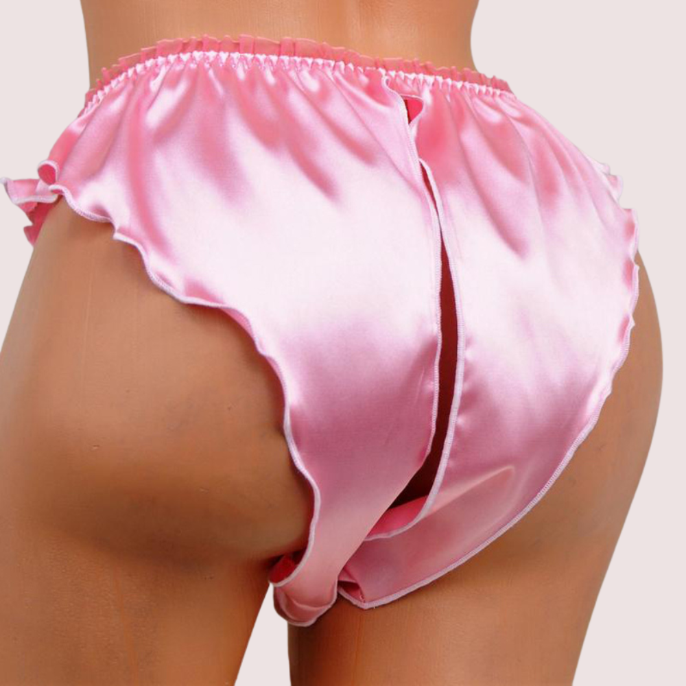 Pure Whisper Crotchless French Knickers
