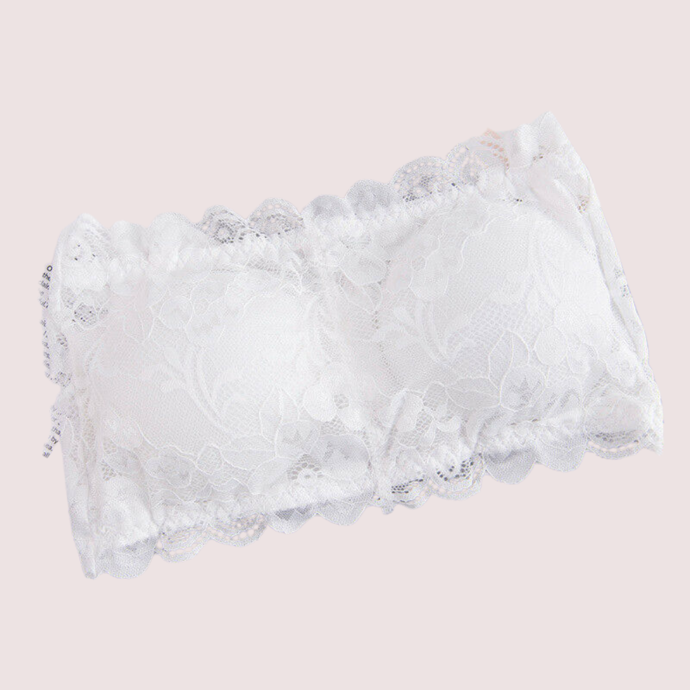 Havde Lace Padded Tube Bra 2 Pack — Strapless Lace Style, Light Pad