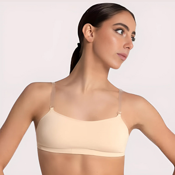 Havde Nude Tube Bra Clear Straps — Invisible Under Outfits