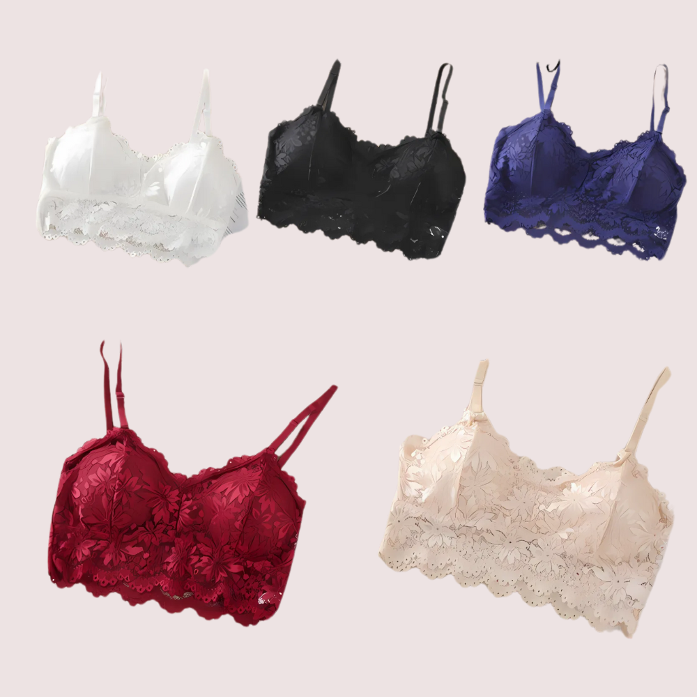 Havde Luxury Lace Padded Bralette 2 Pack — Wire-Free Elegant Comfort