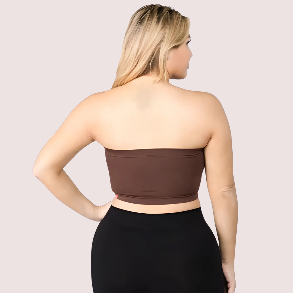 Havde Tube Bandeau Bra Tops — 2 Pack, More Value More Colour