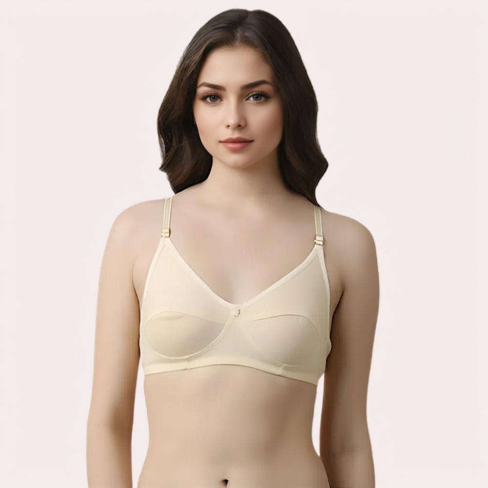havde Daina 2-Pack Beige Cotton Comfort Bra
