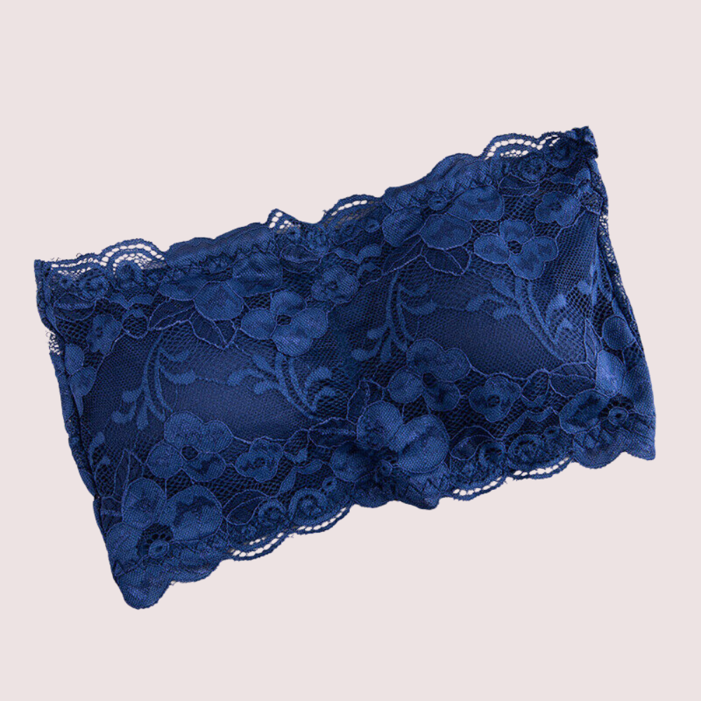 Havde Lace Padded Tube Bra 2 Pack — Strapless Lace Style, Light Pad