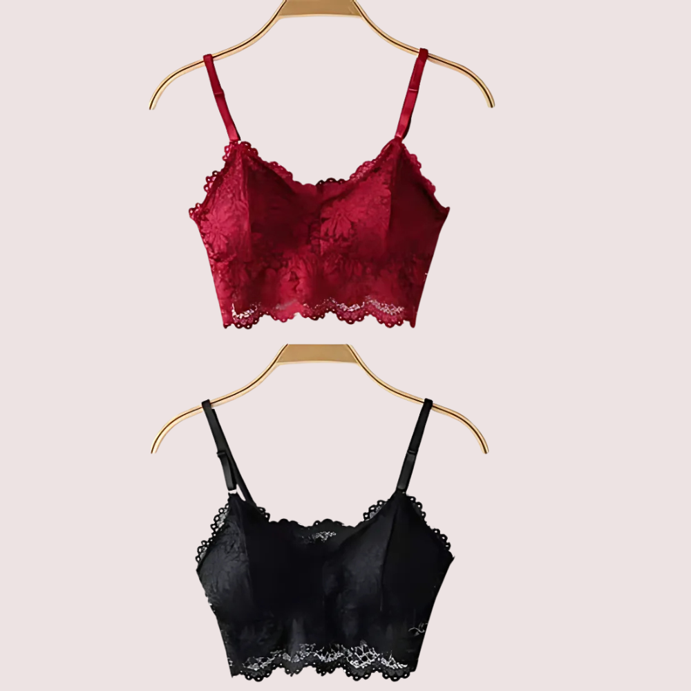 Havde Luxury Lace Padded Bralette 2 Pack — Wire-Free Elegant Comfort