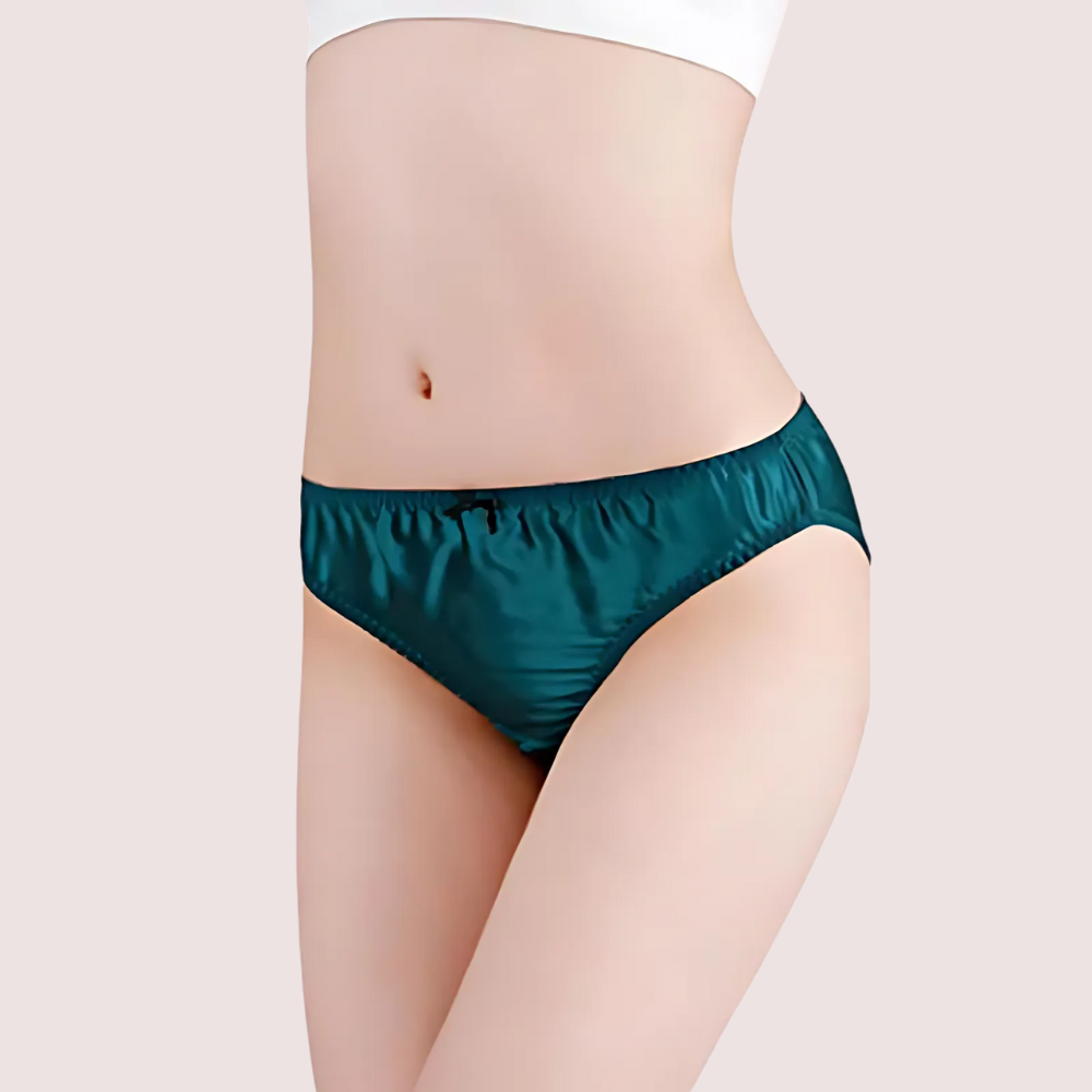 havde Daina Ultra Luxury Silk Satin Lace Briefs Gift Box