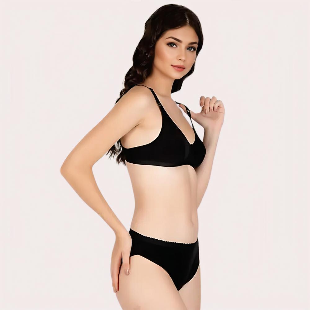 havde Daina Essential Black: 2 Bras and 2 Panties Combo Set