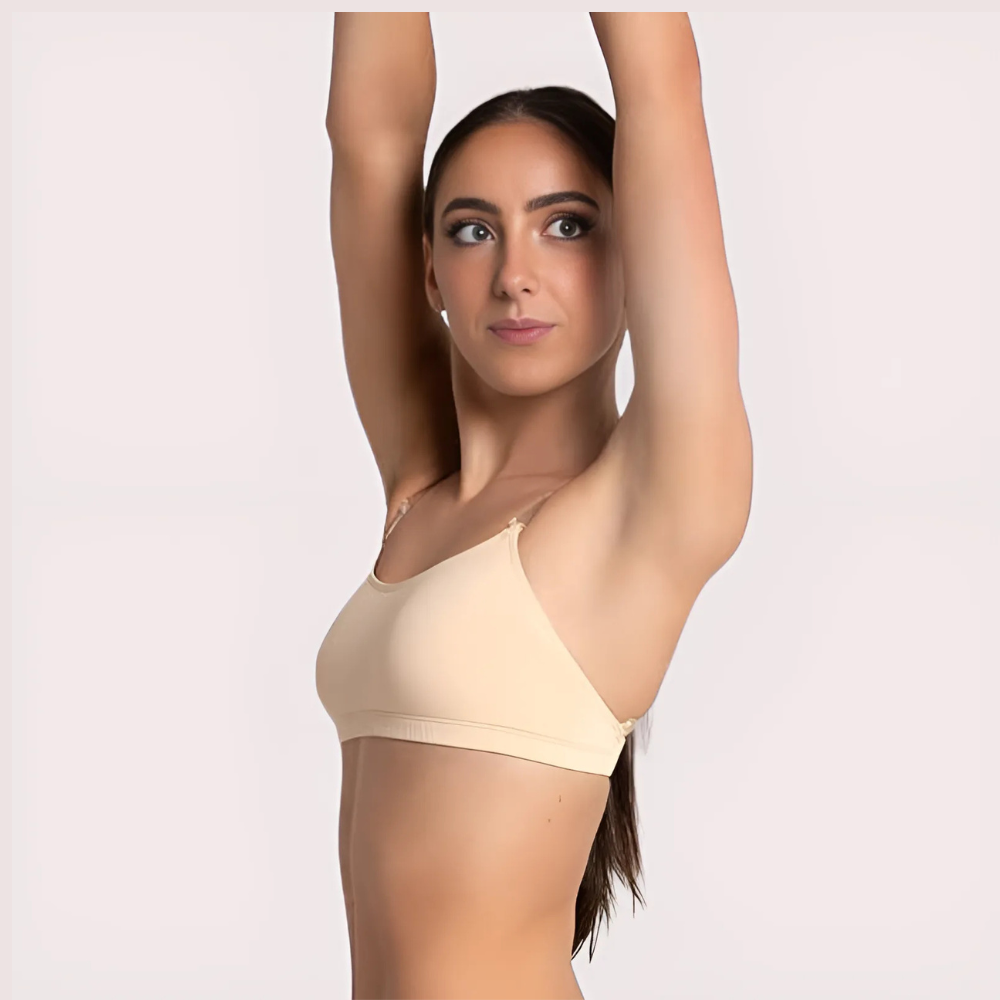 Havde Nude Tube Bra Clear Straps — Invisible Under Outfits