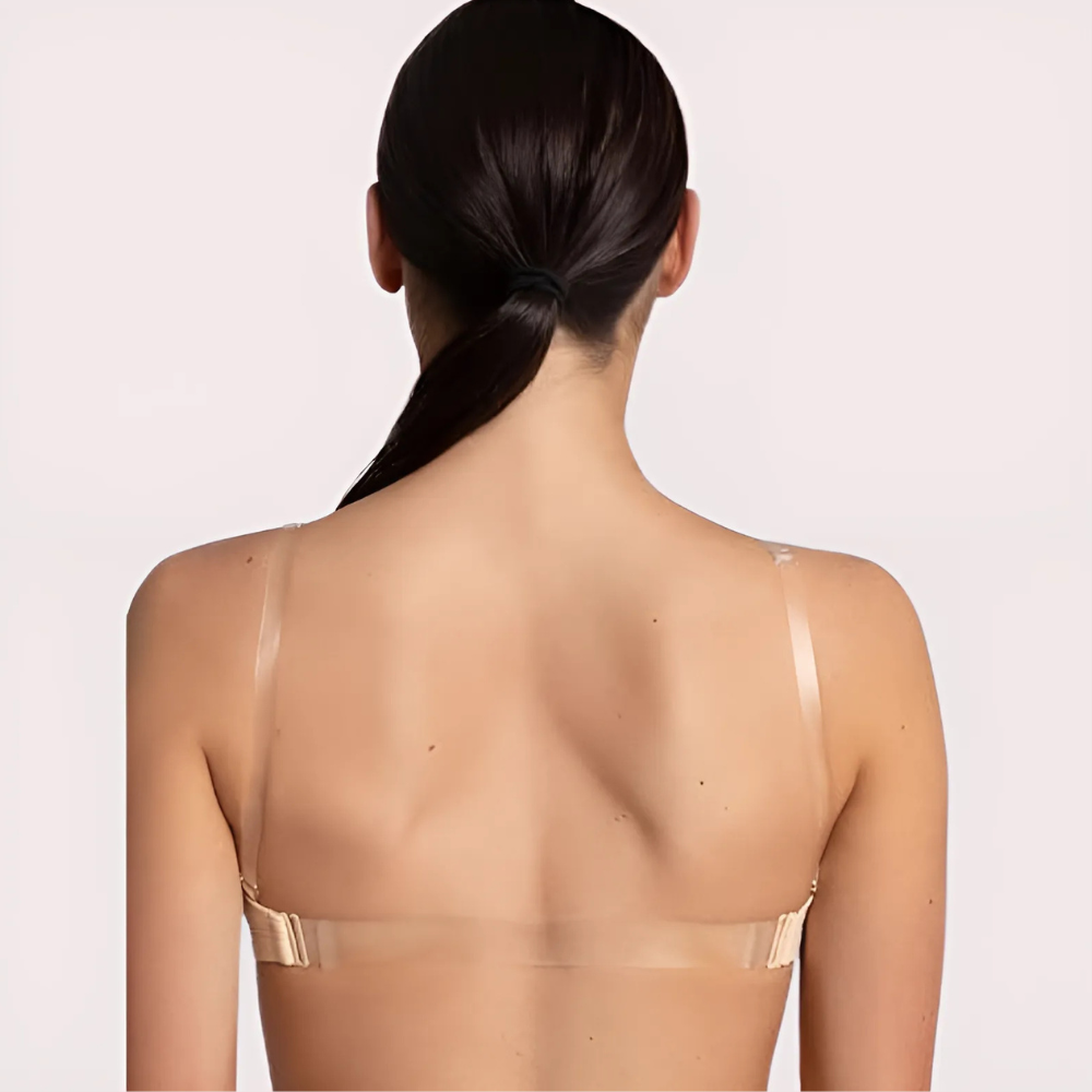 Havde Nude Tube Bra Clear Straps — Invisible Under Outfits