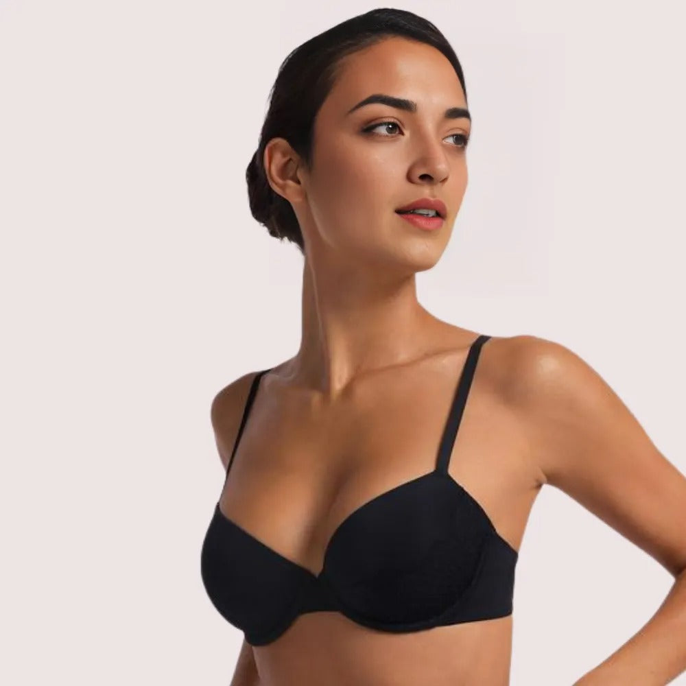 Havde Black Push-Up Bra — Sleek Lift and Natural Cleavage